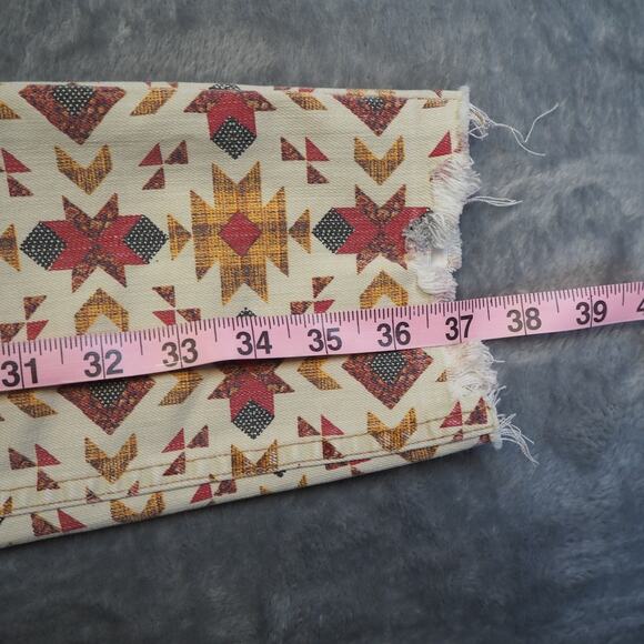 Free People We The Free 29 Aztec Skinny Jeans Women's Size 26 Southwest - Picture 4 of 14